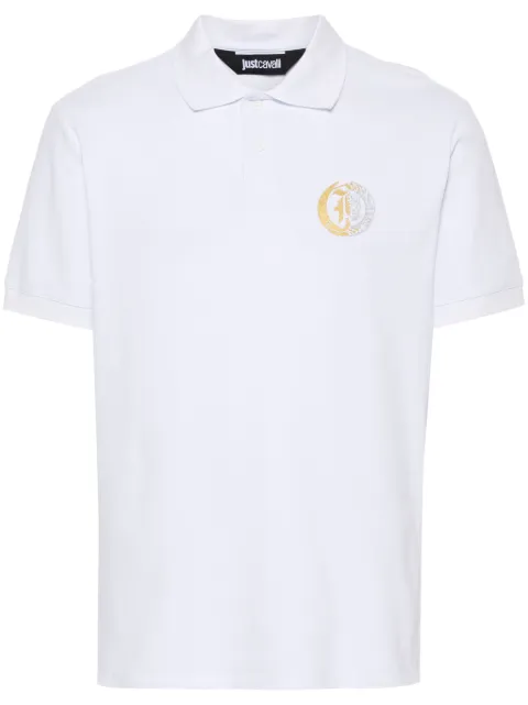 Just Cavalli logo-print polo shirt