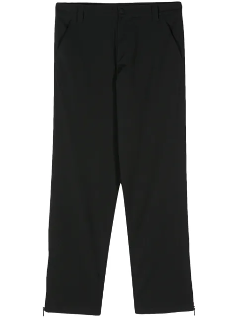 Just Cavalli pantalones rectos con cierre en los tobillos
