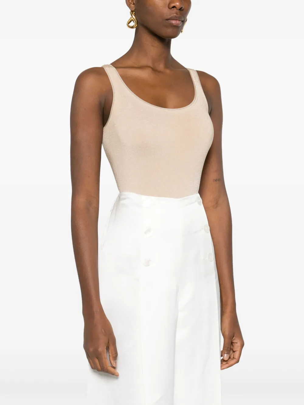 Shop Wolford Jamaika String Body In Neutrals