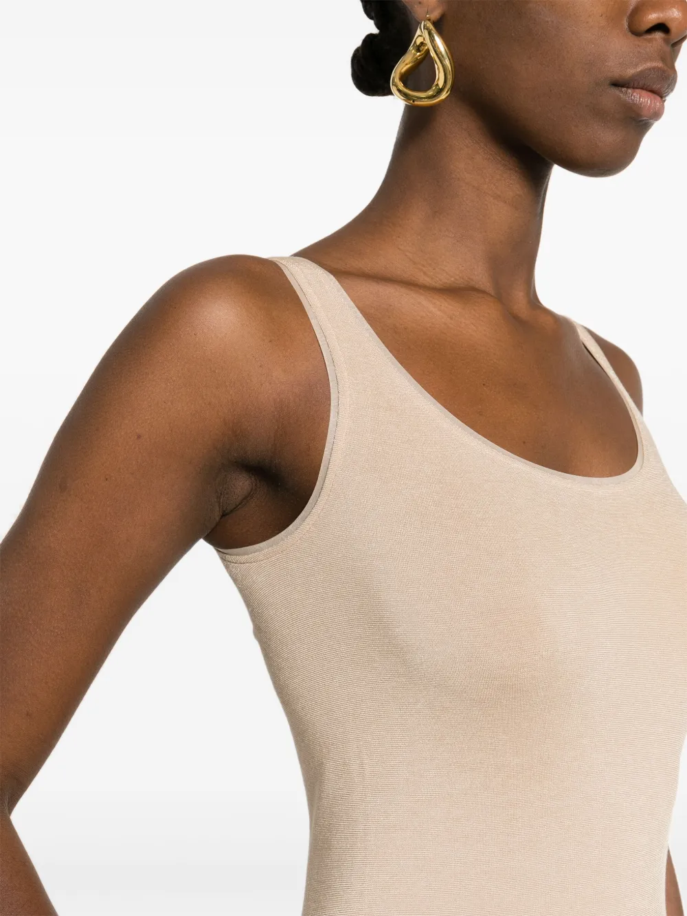 Womens Wolford beige Jamaika String Bodysuit