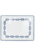 Hermès Pre-Owned 2000s Chaîne d'ancre porcelain ashtray (16cm x 12 cm) - White