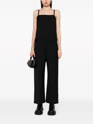 【sacai】Belted Silk Cotton Jumpsuit SACAI | Belted Silk Cotton Jumpsuit | Women | Lane Crawford