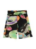 Molo graphic-print slip-on shorts - Black
