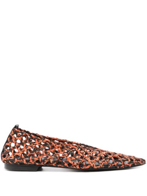 Bimba y Lola plaited ballerina shoes