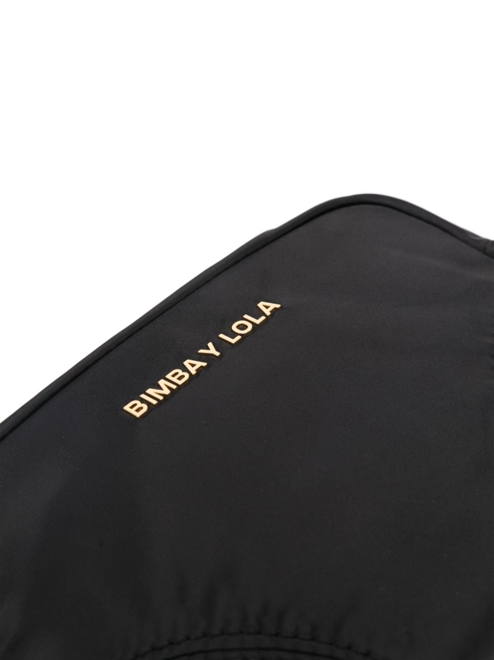 Shop Bimba Y Lola Logo-lettering Crossbody Bag In Black