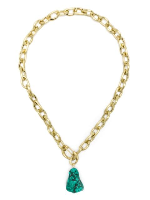 Bimba y Lola stone-detail chain-link necklace