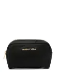 Bimba y Lola logo-lettering makeup bag - Black