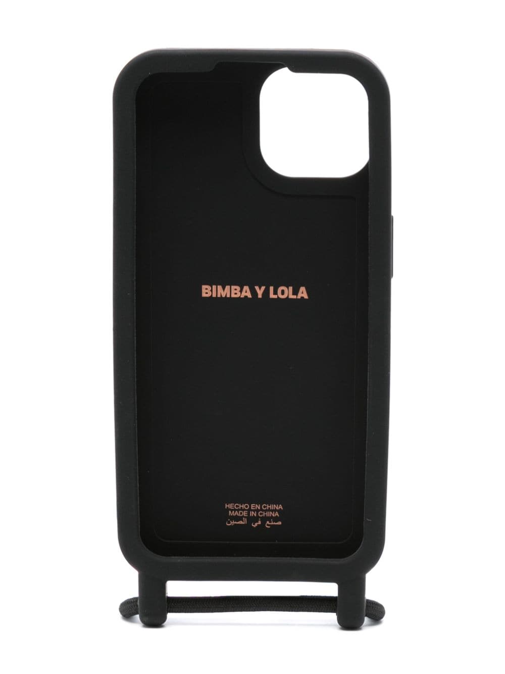 Bimba y Lola iPhone 14 hoesje met logo-reliëf - Zwart
