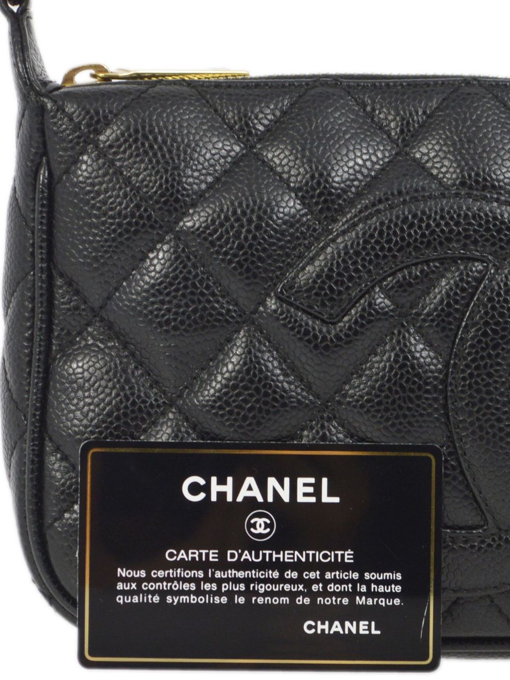 Affordable HOT SALE CHANEL 2003 CC diamond-quilted shoulder bag Women