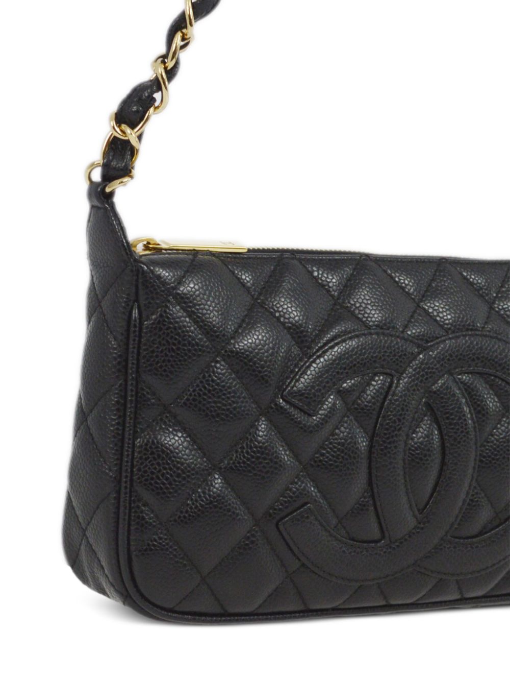 CHANEL 2003 CC diamond-quilted shoulder bag Women