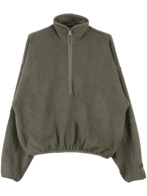 FEAR OF GOD ESSENTIALS half-zip cotton sweatshirt