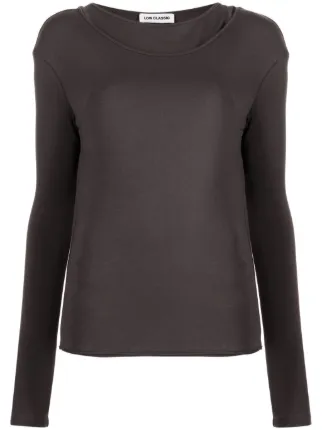 LOW CLASSIC ロウクラシック レイヤードロングスリーブTシャツ Low Classic レイヤード ロングTシャツ | グレー | FARFETCH JP