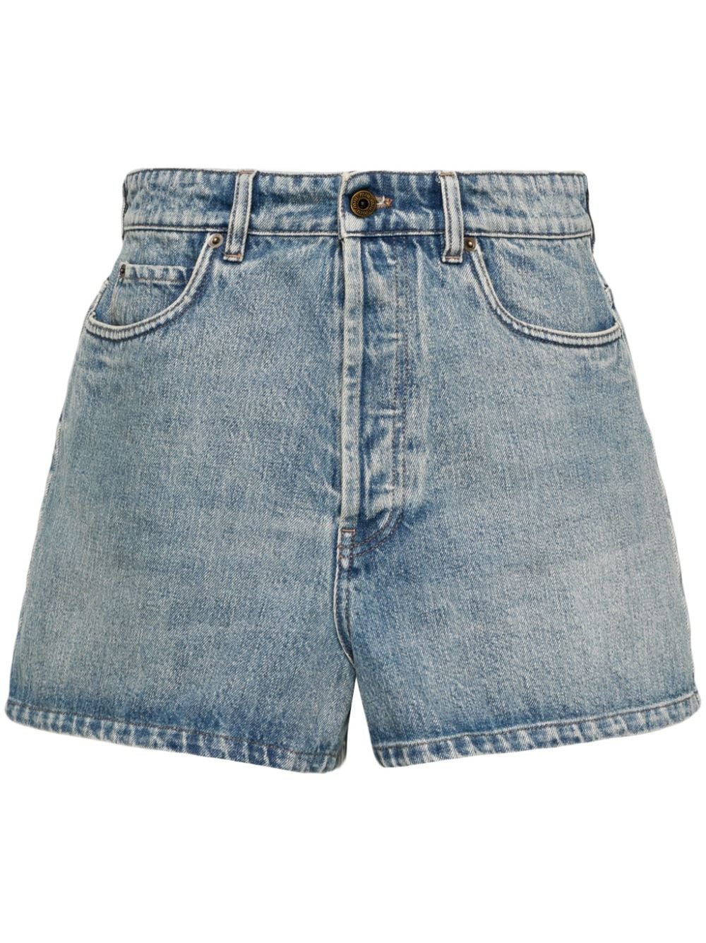 Miu High waist shorts Blauw