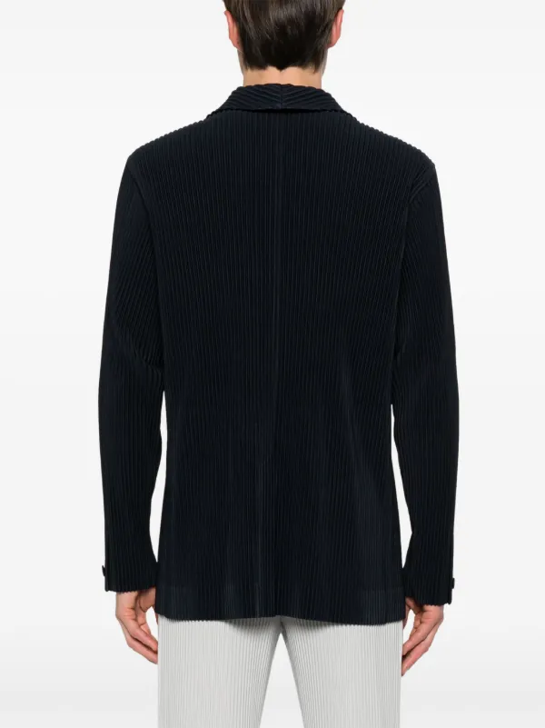 Homme Plissé Issey Miyake single-breasted Plissé Blazer