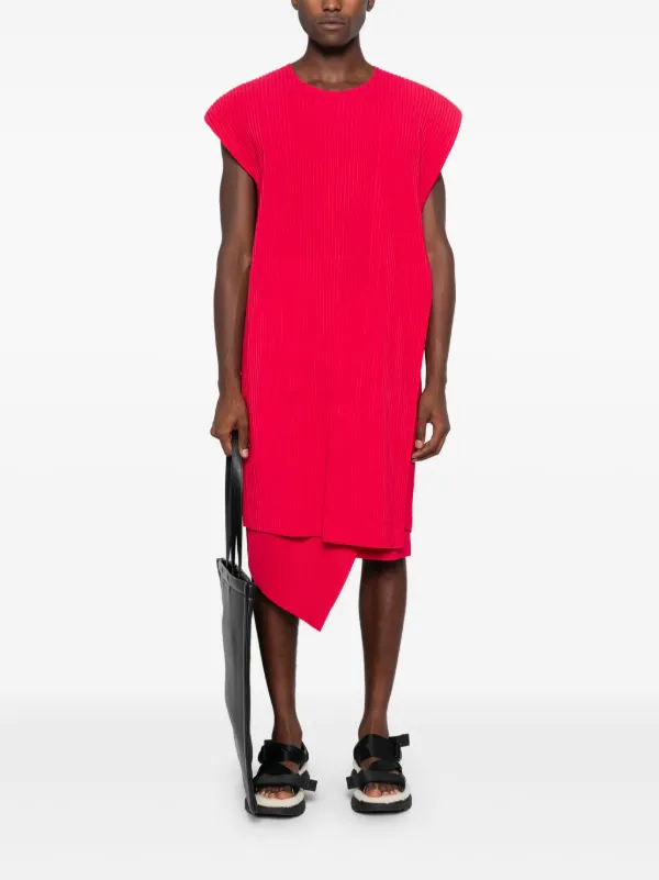 トップス HOMMEPLISSE ISSEYMIYAKE Rectangle HOMME PLISSÉ ISSEY MIYAKE Rectangle Sleeveless T-Shirt