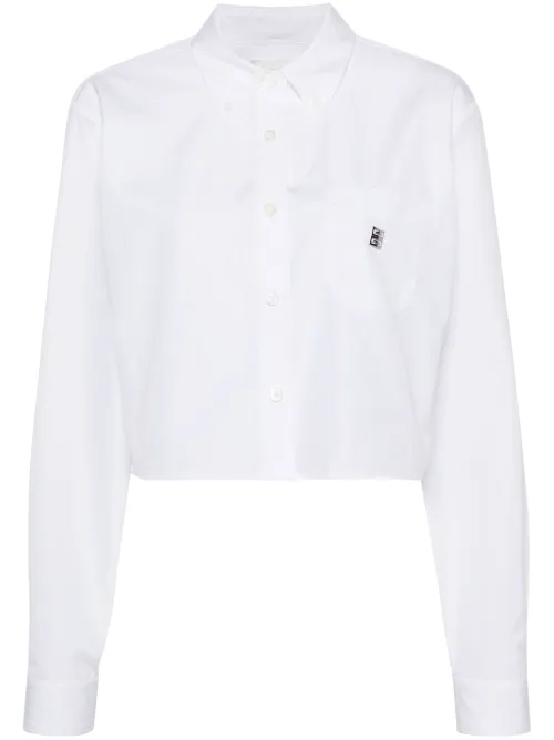 Chemise à plaque logo - Givenchy - Modalova