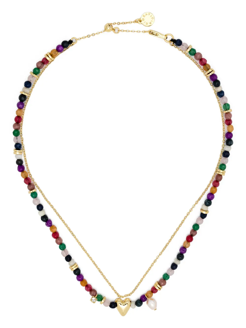 Bimba Y Lola Beaded Double-layer Necklace In Multi