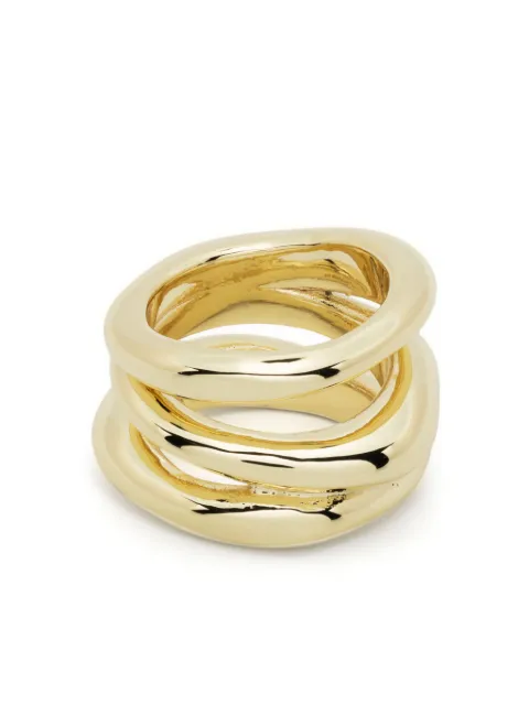 Bimba y Lola three-band chunky ring