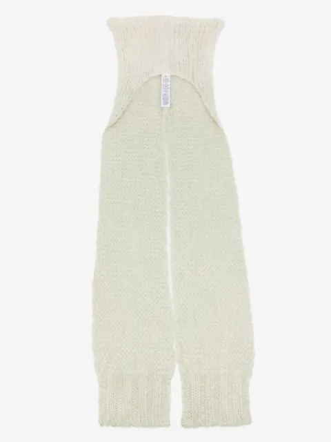 Maison Margiela gorro tejido con bufanda