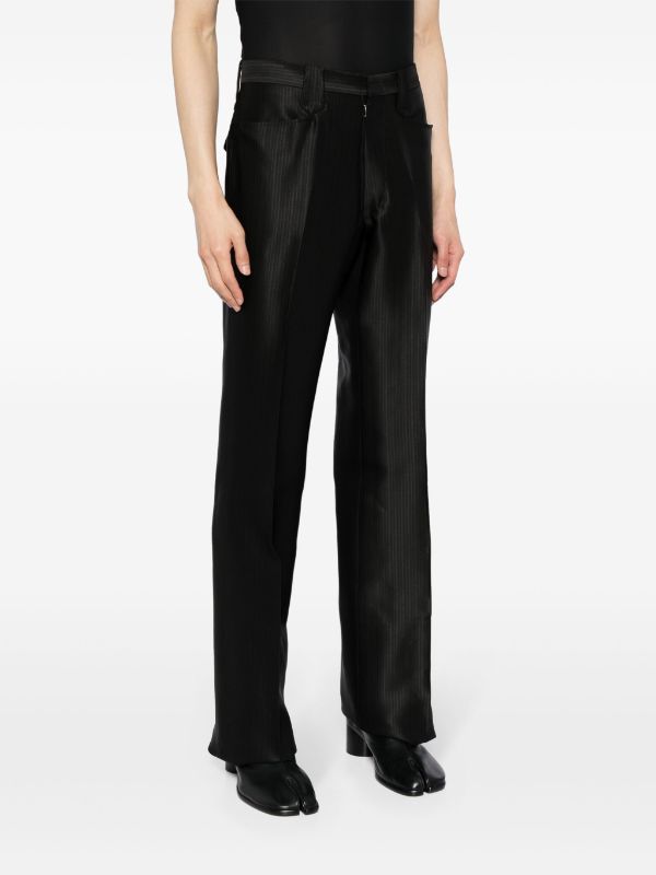 Maison Margiela Herringbone straight-leg Trousers - Farfetch