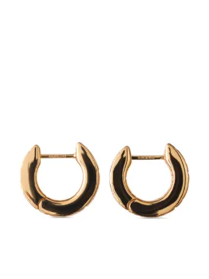Burberry hoop earrings sales
