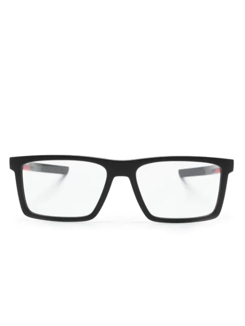 Prada Eyewear lentes con armazón rectangular y logo grabado