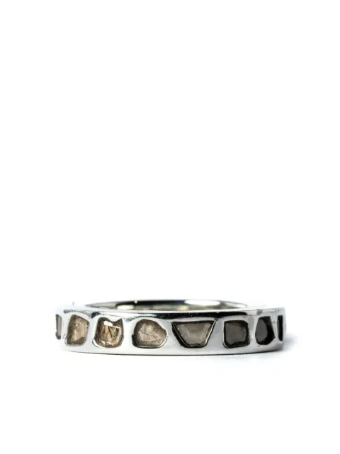 Parts of Four Sistema sterling-silver diamond ring
