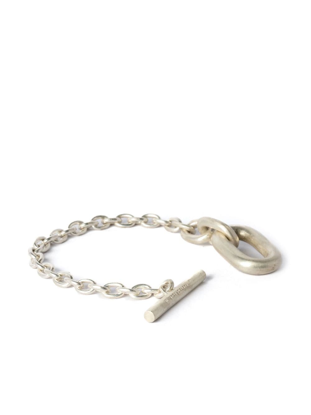 Parts of Four Single Link chain bracelet - Argento