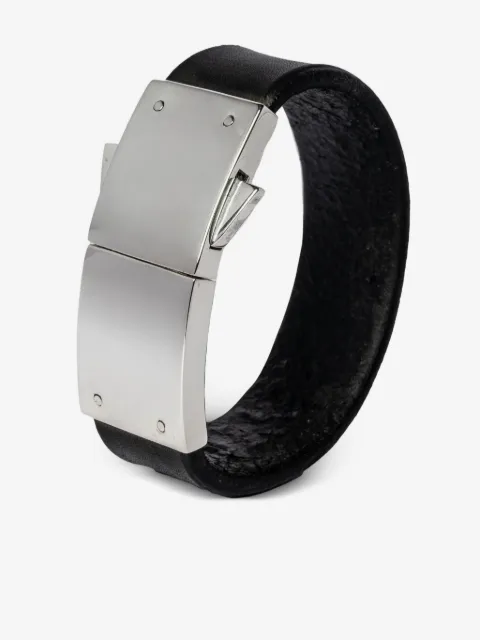 Parts of Four Box Lock leather bracelet