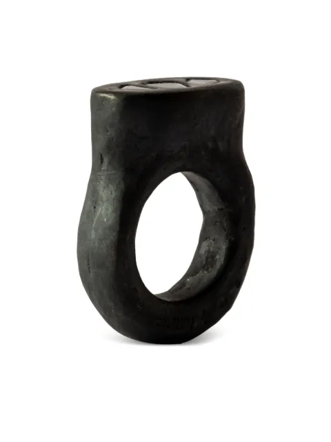 Parts of Four anillo Roman con detalle de rombos