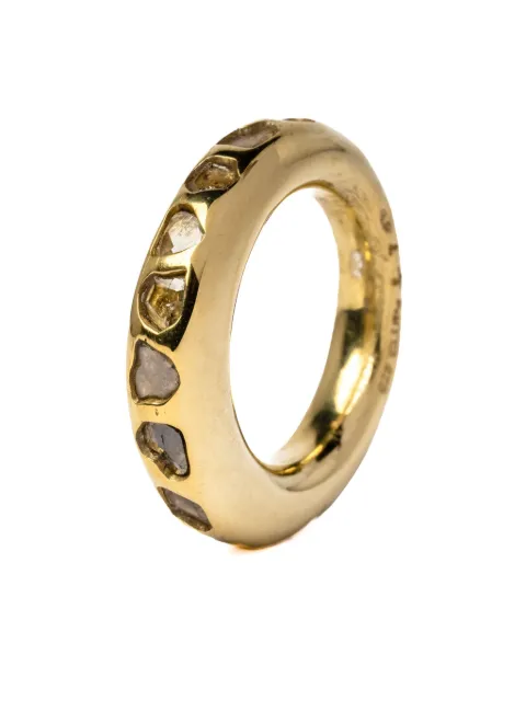 Parts of Four Spacer sterling-silver diamond ring