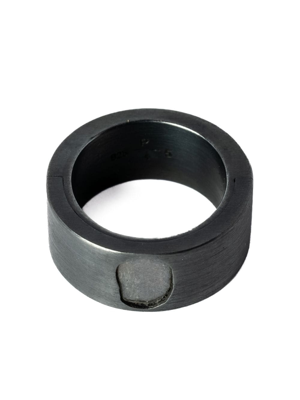 Shop Parts Of Four Sistema Sterling-silver Diamond Ring In Black