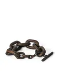 Parts of Four Toggle Chain bracelet - Black