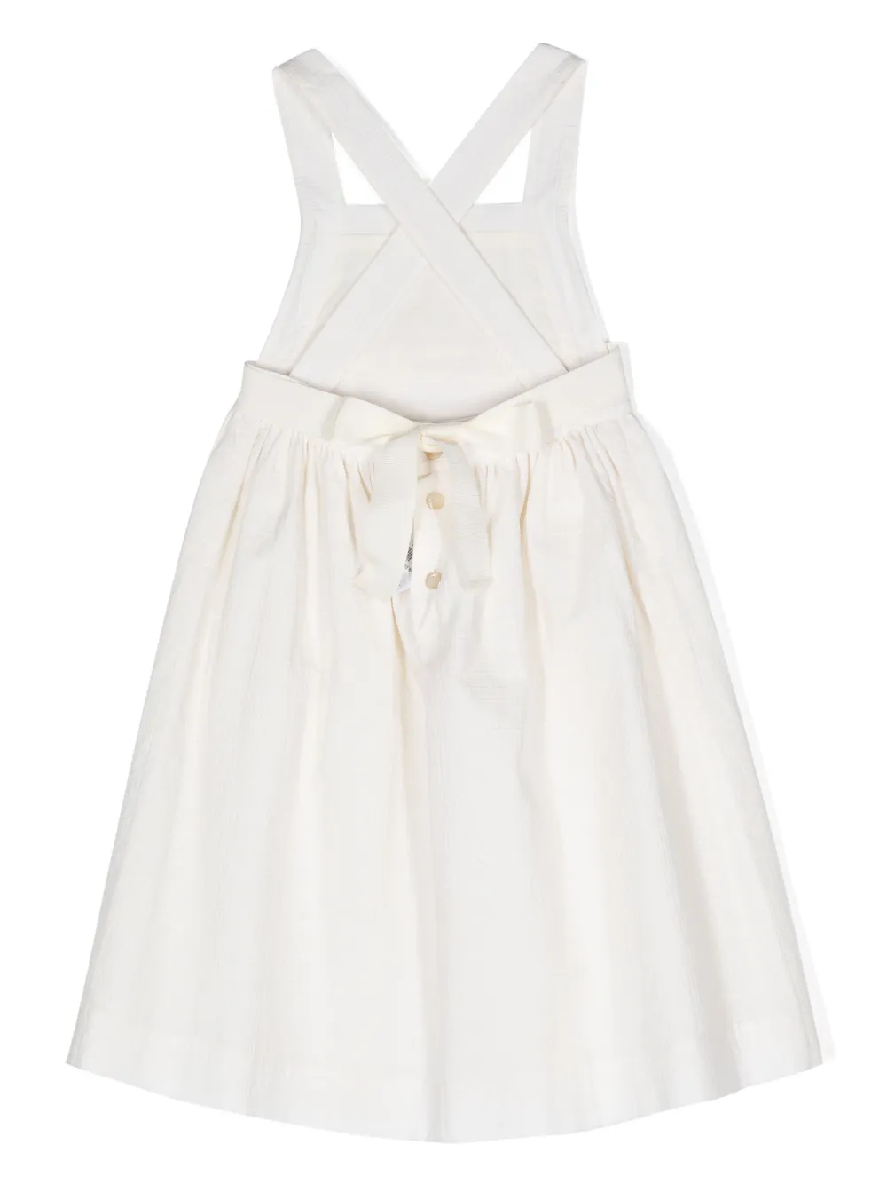 Bonpoint Gladys jurk met textuur - Beige