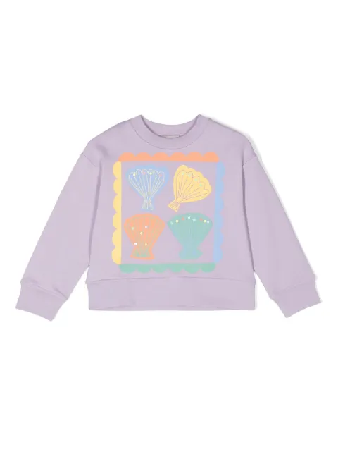 Stella McCartney Kids graphic-print cotton sweatshirt