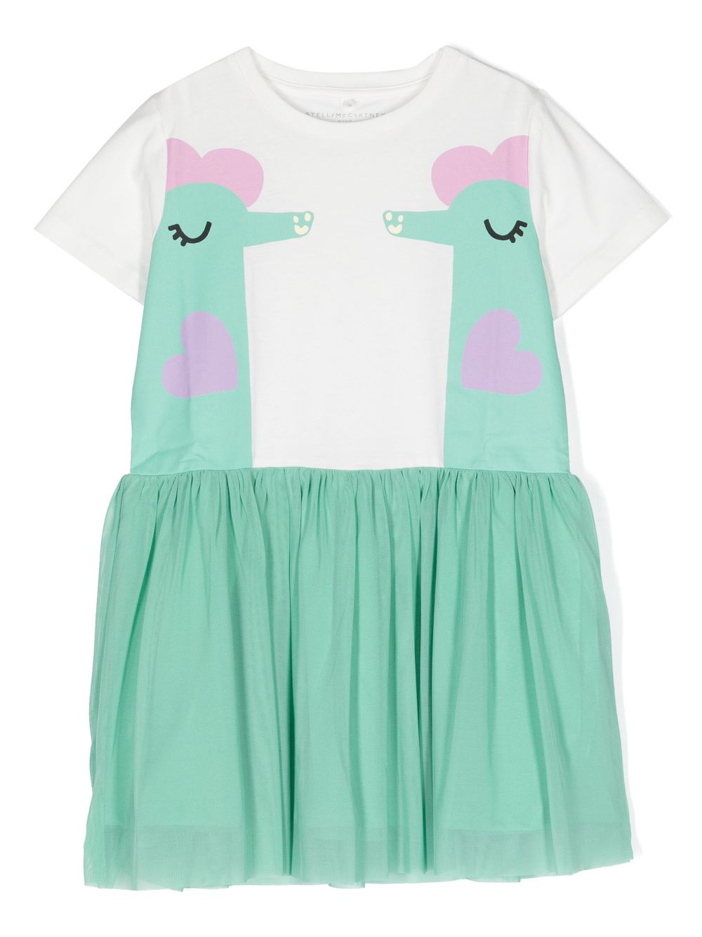 STELLA MCCARTNEY SEAHORSE-PRINT COTTON DRESS