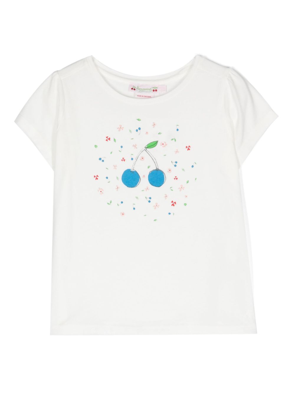 Bonpoint Kids' Jersey Cotton T-shirt In Neutral