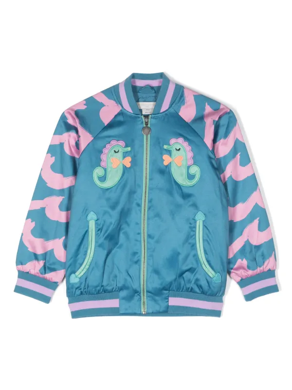 Stella mccartney kids hot sale bomber jacket