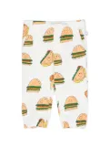 Stella McCartney Kids graphic-print cotton track pants - Neutrals