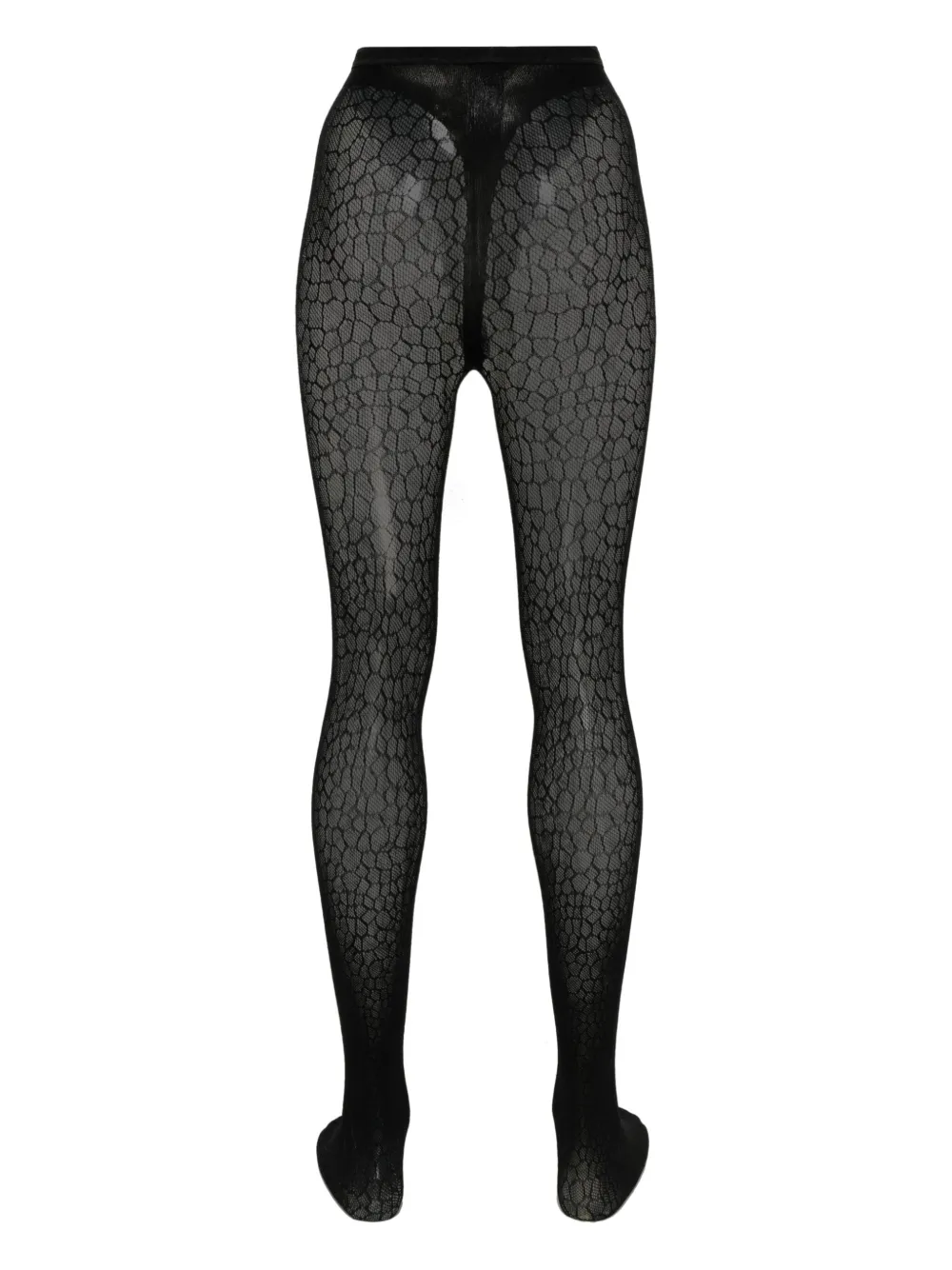 Alaïa pantimedias con efecto de piel de cocodrilo | Image 2