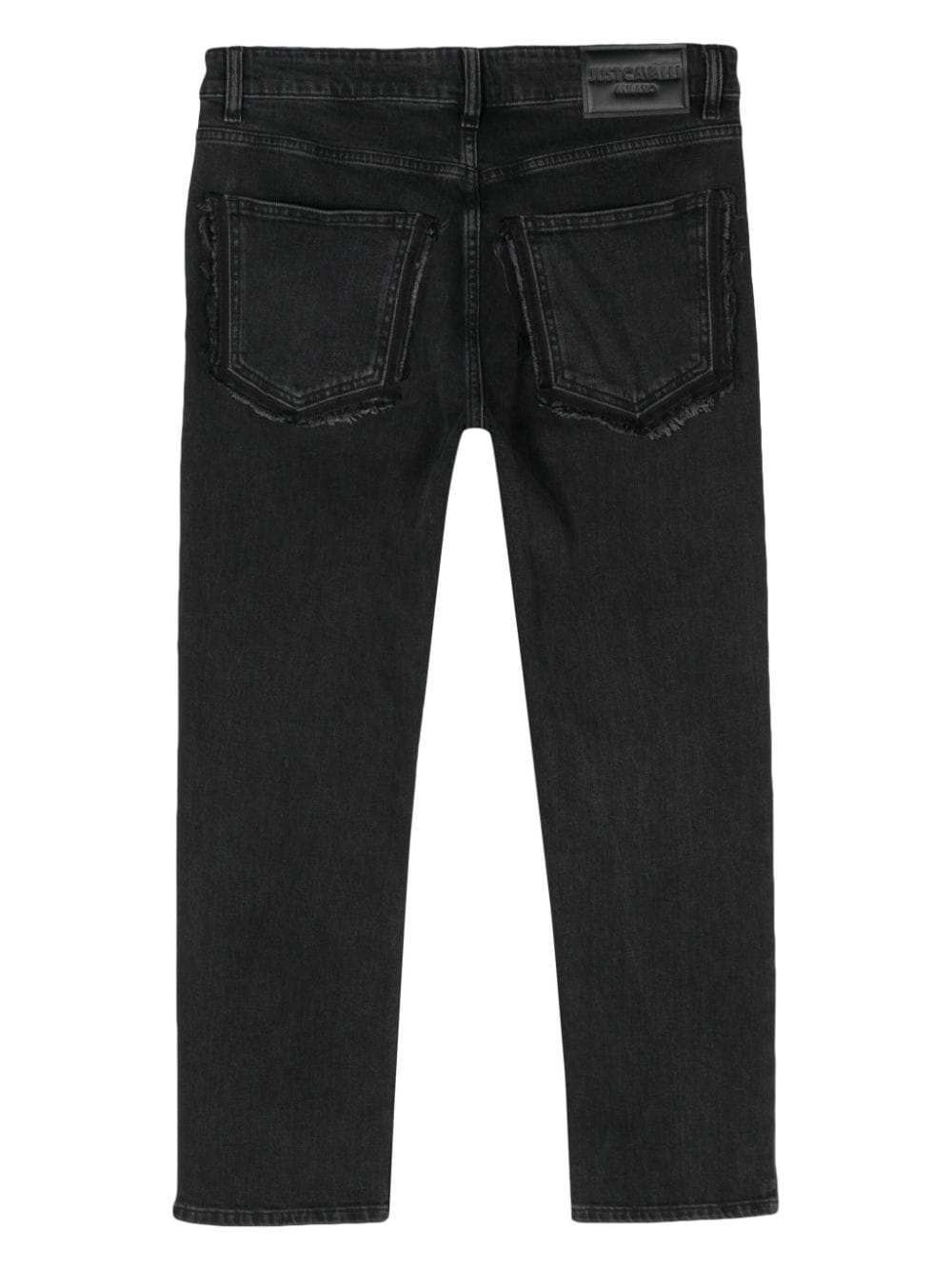 Just Cavalli Skinny cropped jeans Zwart