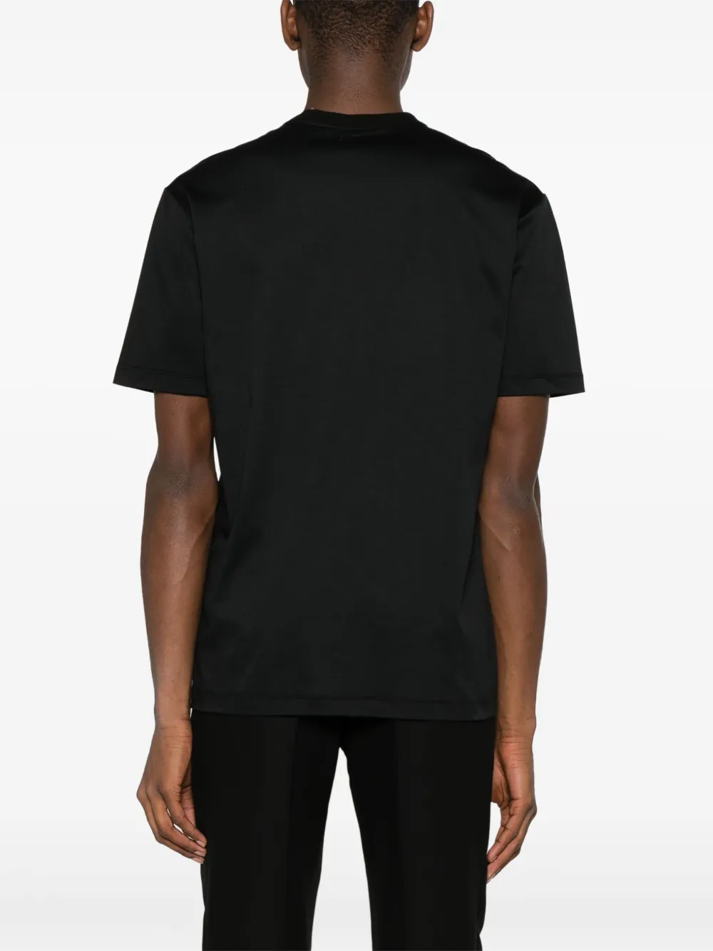 Kiton Katoenen T-shirt Zwart