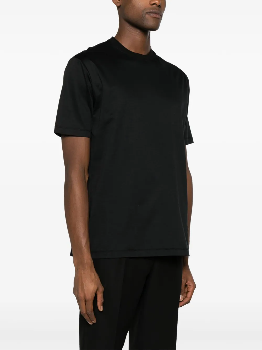 Kiton Katoenen T-shirt Zwart