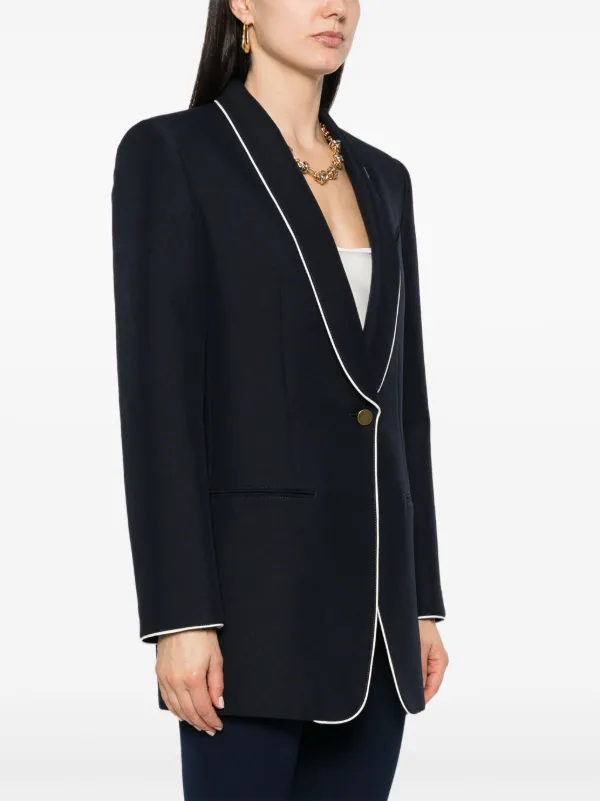 ジャケット PHILOSOPHY DI LORENZO SERAFINI WOMAN BLAZERS AND VESTS 0400020047680_DARKBLUE?wid=600