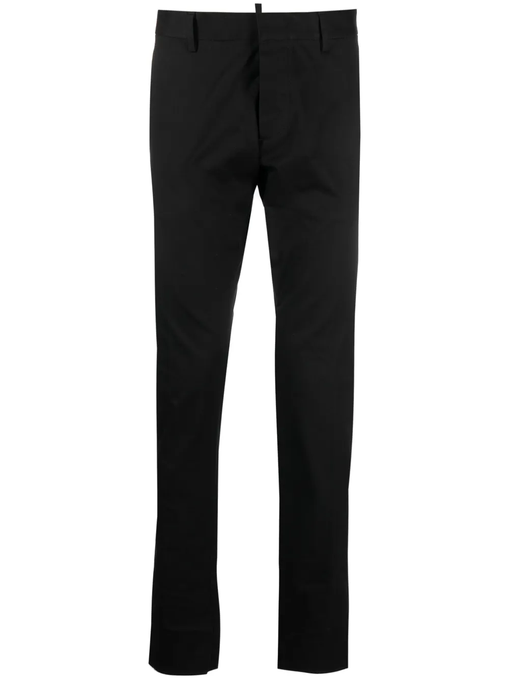 Dsquared2 Cool Guy Cotton Tapered Trousers In Black