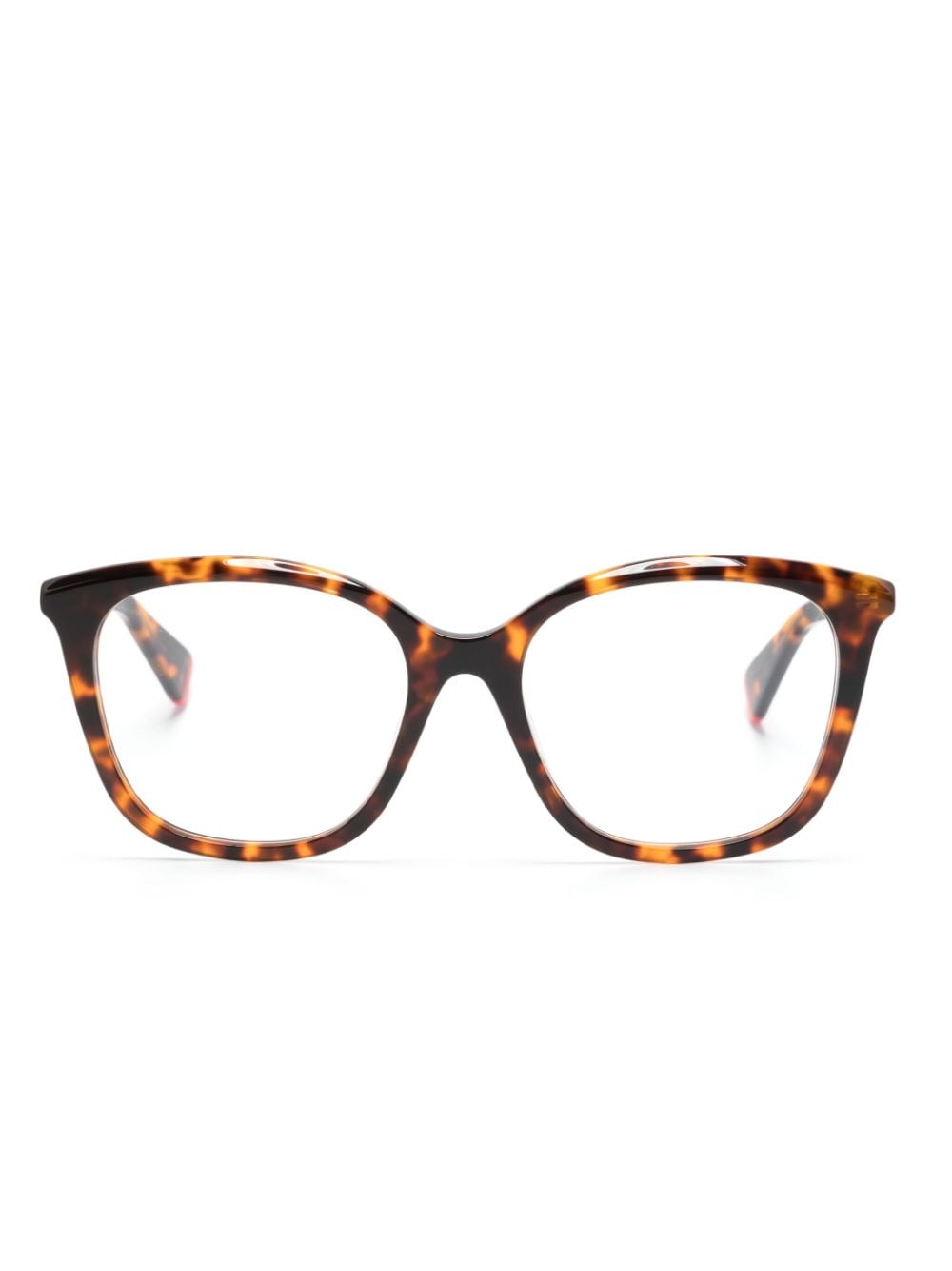 kenzo lunettes de vue à monture carrée - marron