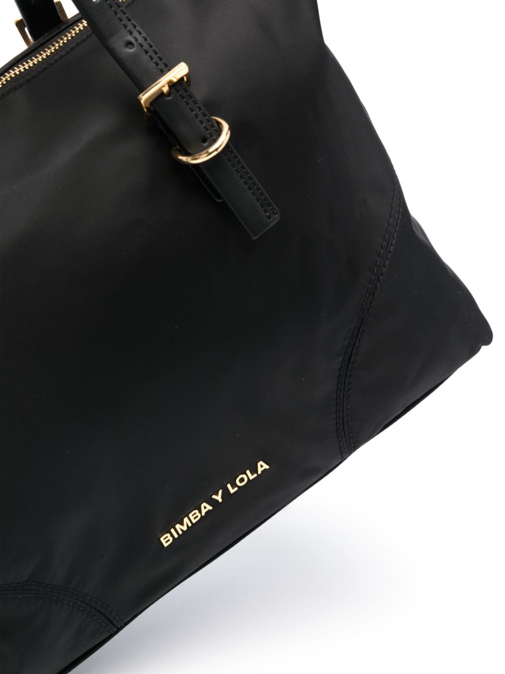 Shop Bimba Y Lola Large Shopper Tote Bag In Black