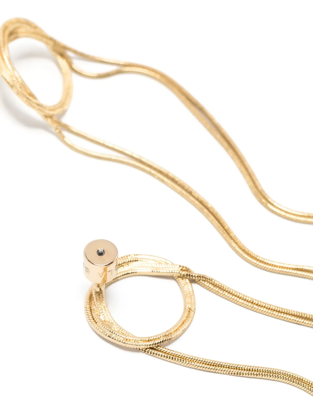 Bimba y Lola Oorbellen met schakelketting - Goud