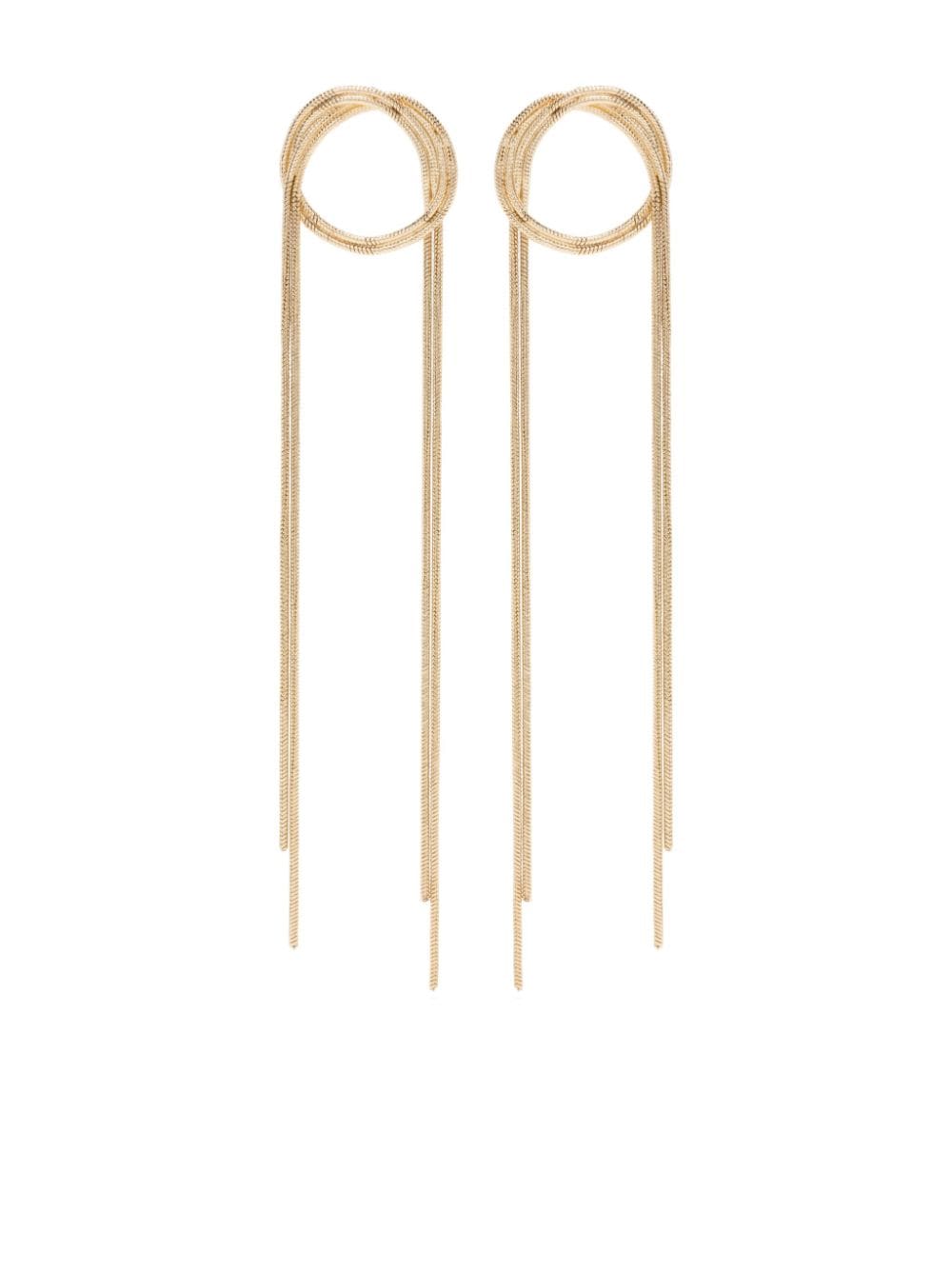 Bimba Y Lola Chain-link Drop Earrings In Gold