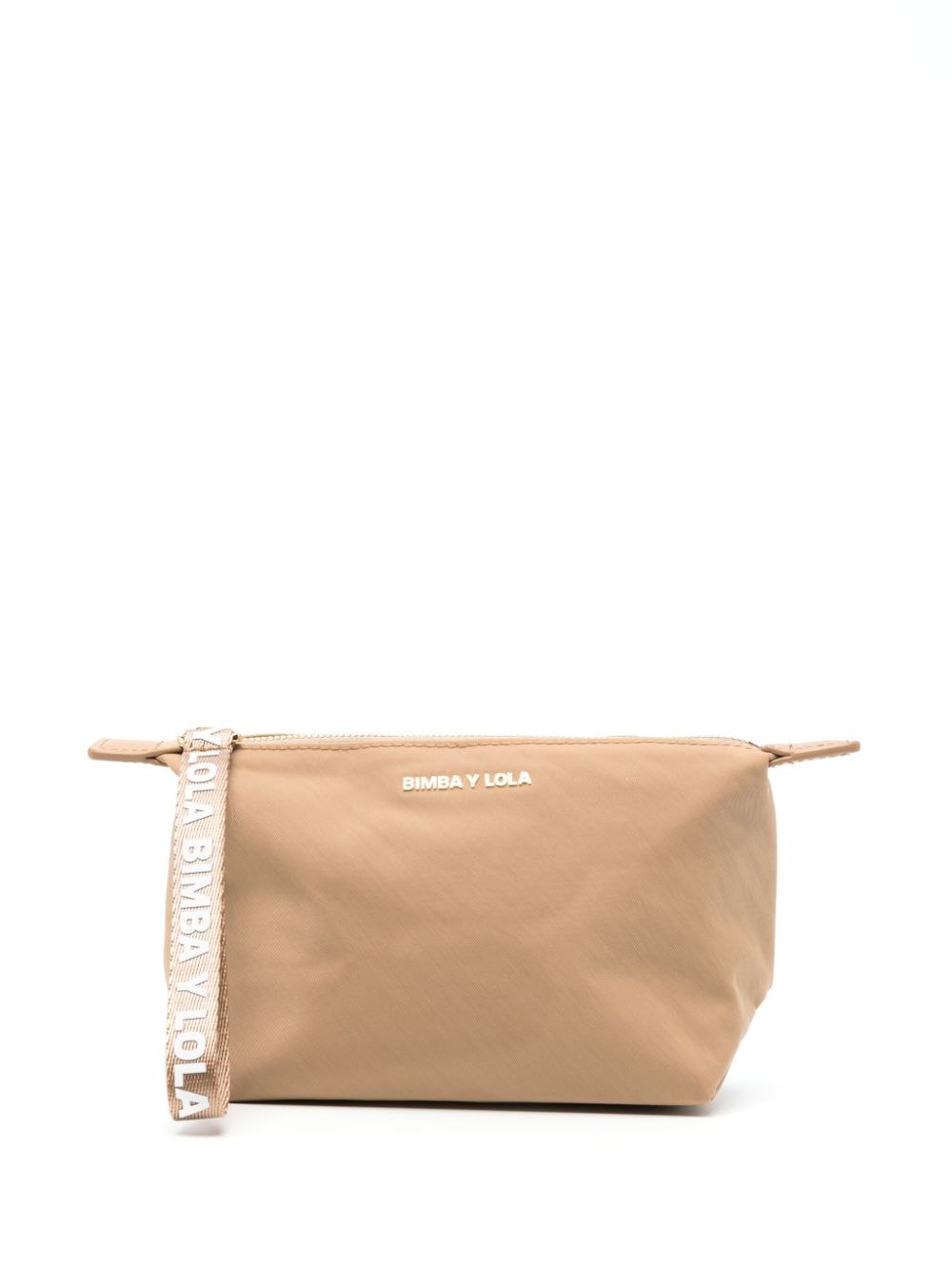 Bimba Y Lola Logo字母化妆包 In Neutrals